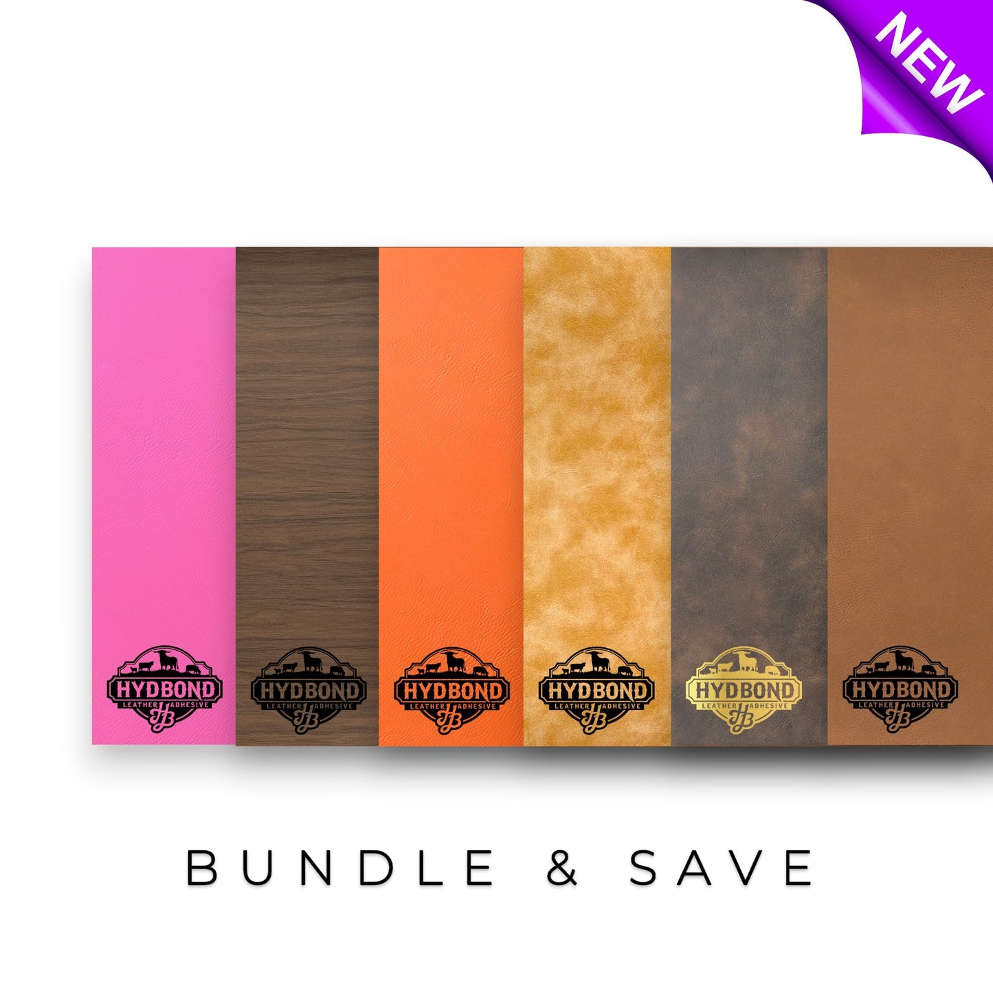 BUNDLE & SAVE ON NO ADHESIVE HYDBOND LEATHERETTE SHEETS (12"x24")
