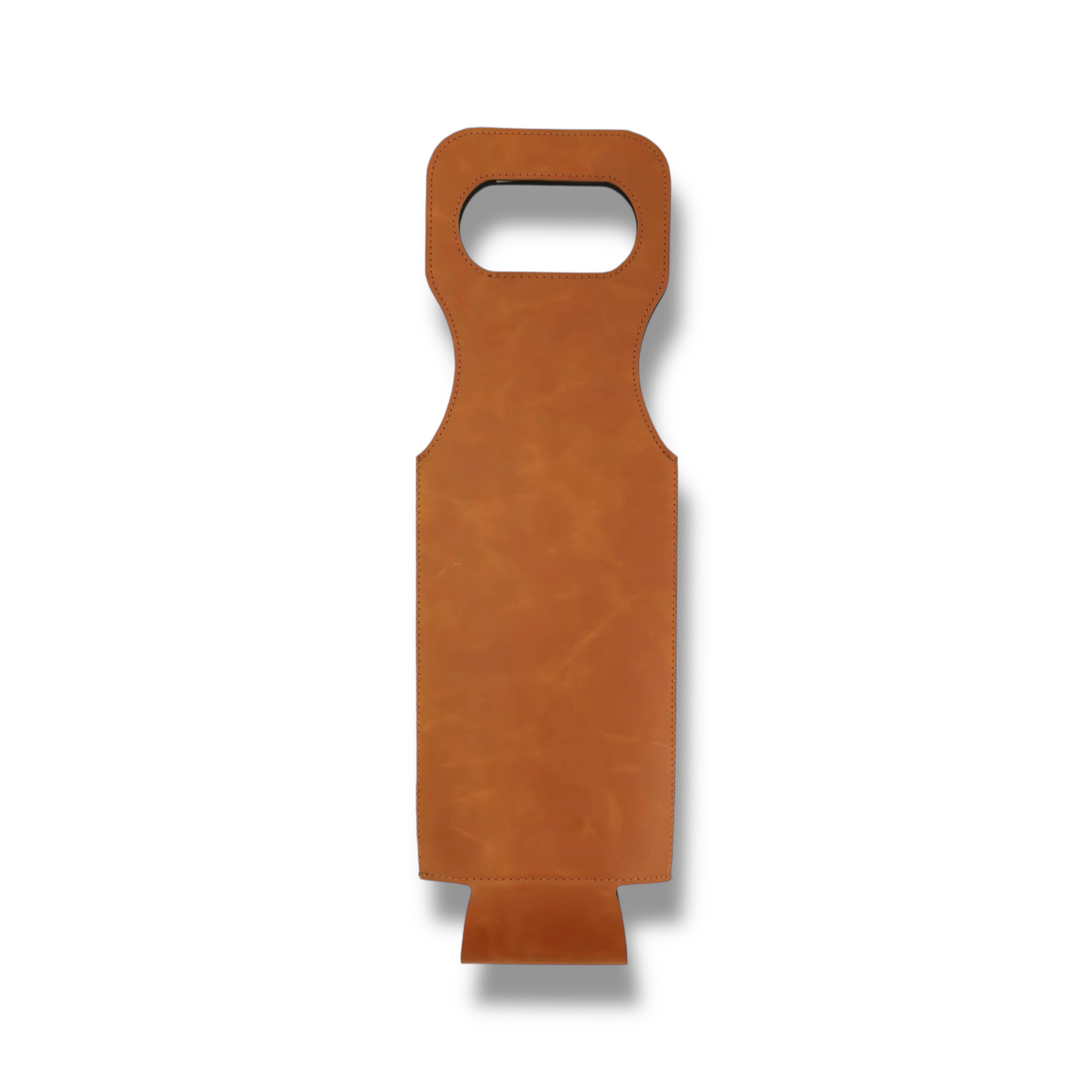 HYDBOND LEATHERETTE WINE SLING™ - TOFFEE/BLACK - 750ML BOTTLES
