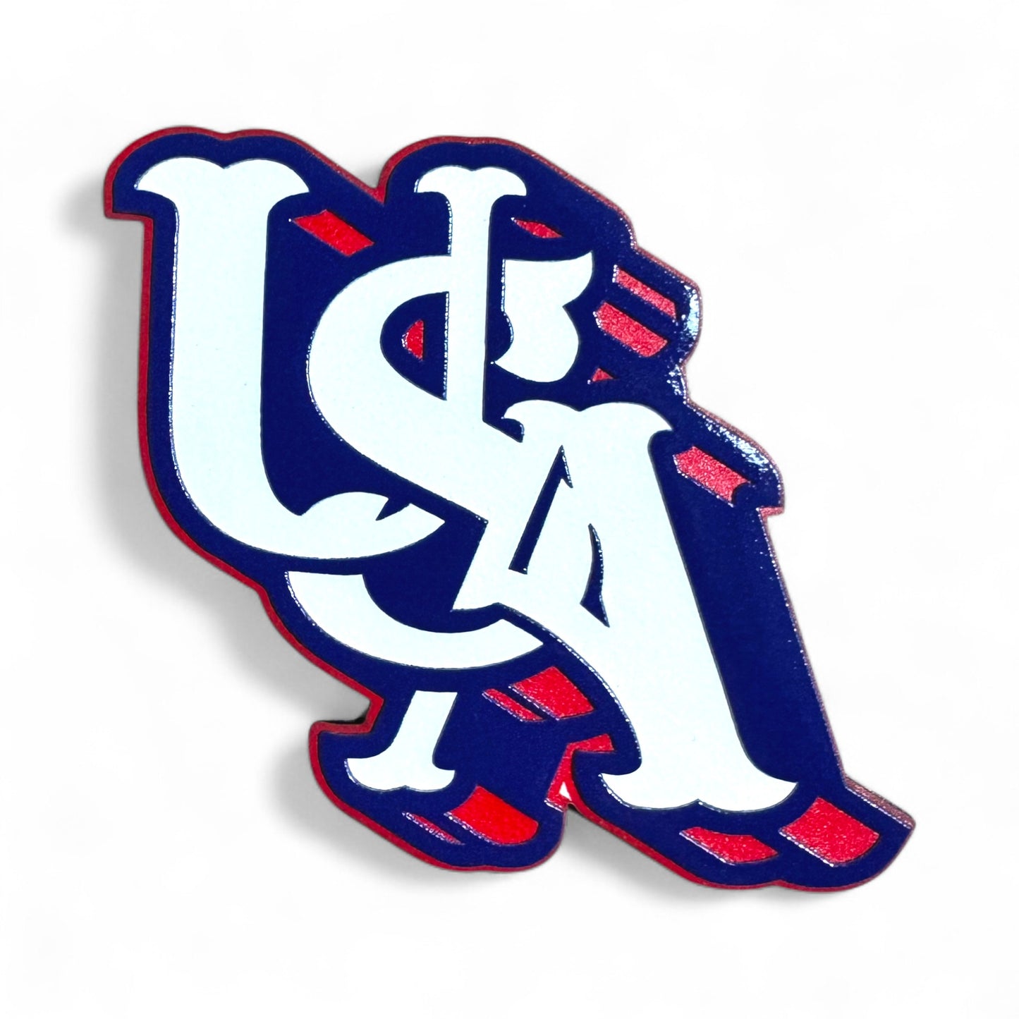 UV3D USA PATCH WITH ADHESIVE-PRESS READY PATCH-2.5" x 2.75"