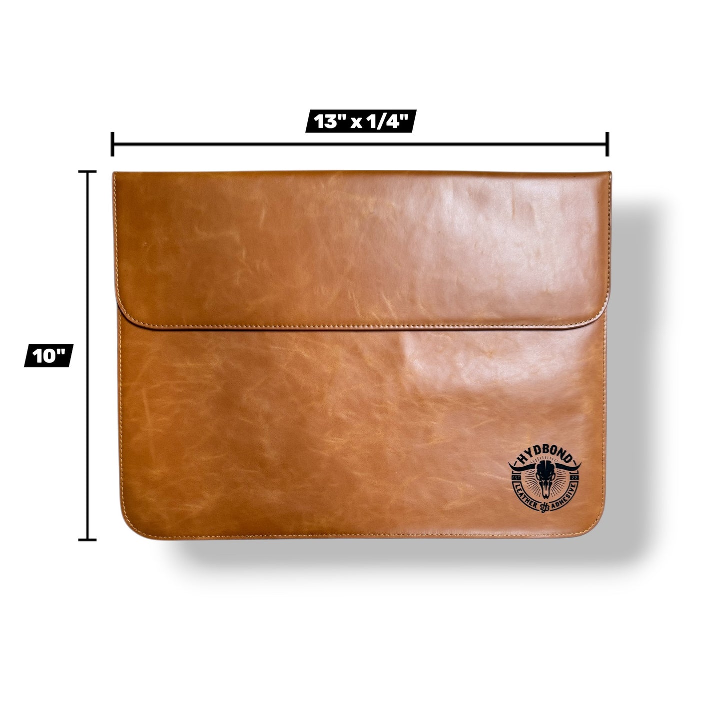 HYDBOND LEATHERETTE MAGFOLDER-TOFFEE/BLACK