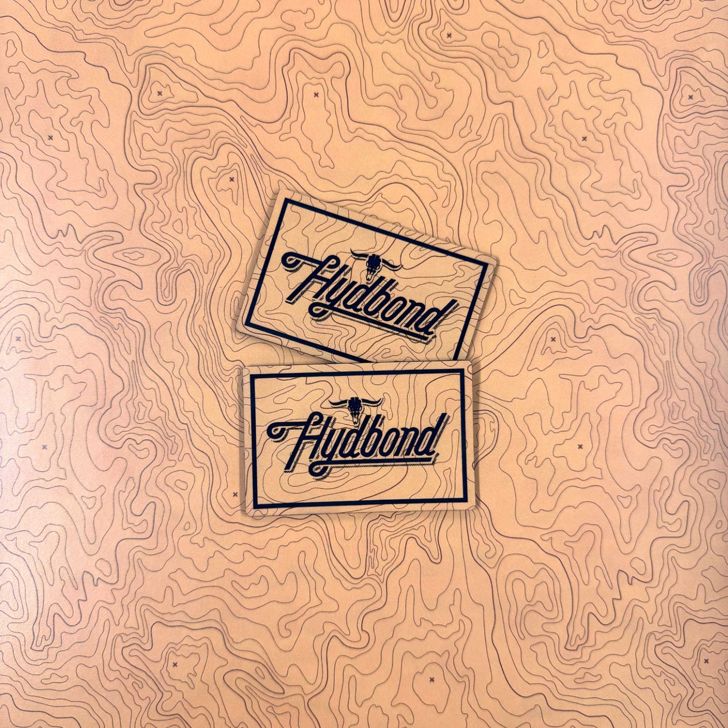 TOPO VEG TAN/BLACK WITH ADHESIVE HYDBOND LEATHERETTE SHEET (12"x24") COLORFAUX UV™ ULTRAHYD™