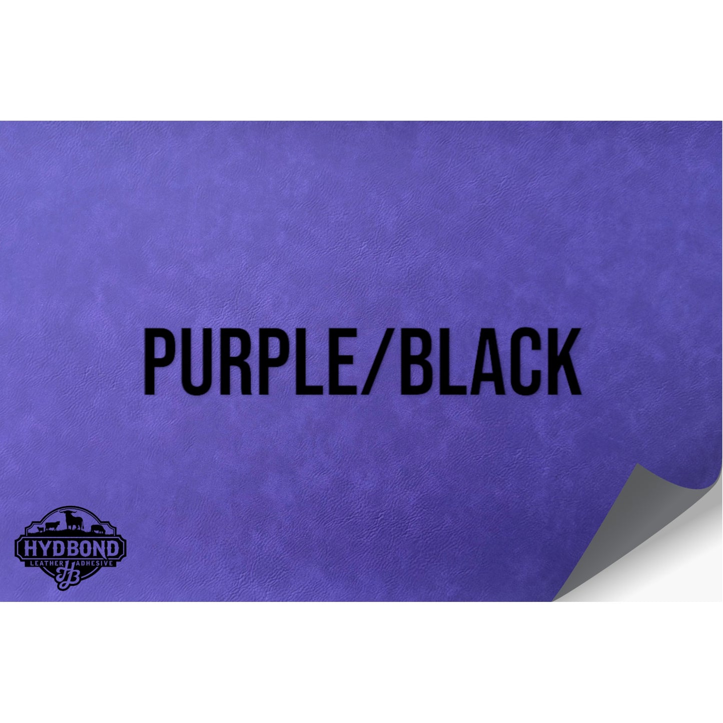NO ADHESIVE PURPLE/BLACK LEATHERETTE SHEET (12"x24") STANDARD