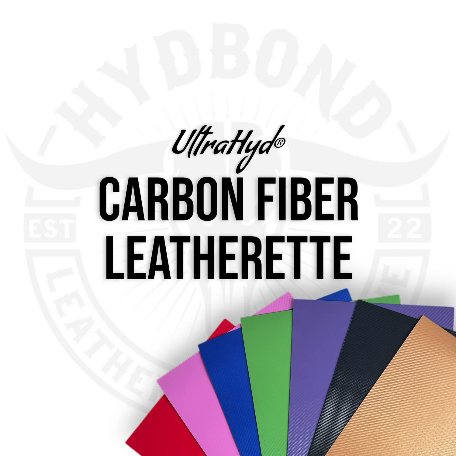 CARBON FIBER HYDBOND LEATHERETTE SHEET PANELS (12"x24") ULTRAHYD®