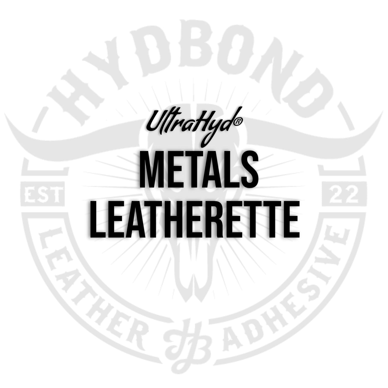 METAL SERIES HYDBOND LEATHERETTE SHEET PANELS (12"x24") ULTRAHYD®