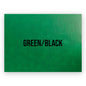 NO ADHESIVE GREEN/BLACK LEATHERETTE SHEET (12"x24")