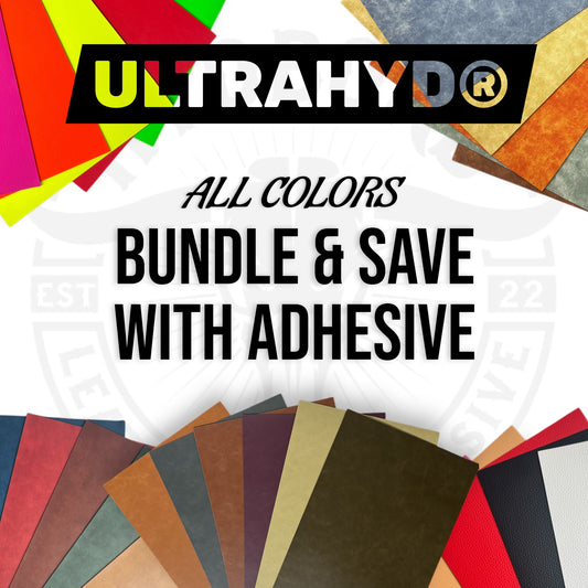 BUNDLE & SAVE ON ULTRAHYD® HYDBOND LEATHERETTE SHEETS WITH ADHESIVE (12"x24")