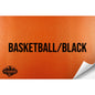 BASKETBALL/BLACK WITH ADHESIVE HYDBOND LEATHERETTE SHEET (12"x24") ULTRAHYD®