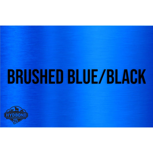HYDBOND BRUSHED BLUE/BLACK ACRYLIC VELCRO® BACKED PANEL