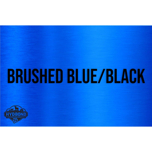 HYDBOND BRUSHED BLUE/BLACK ACRYLIC MAGNETIC BACKED PANEL