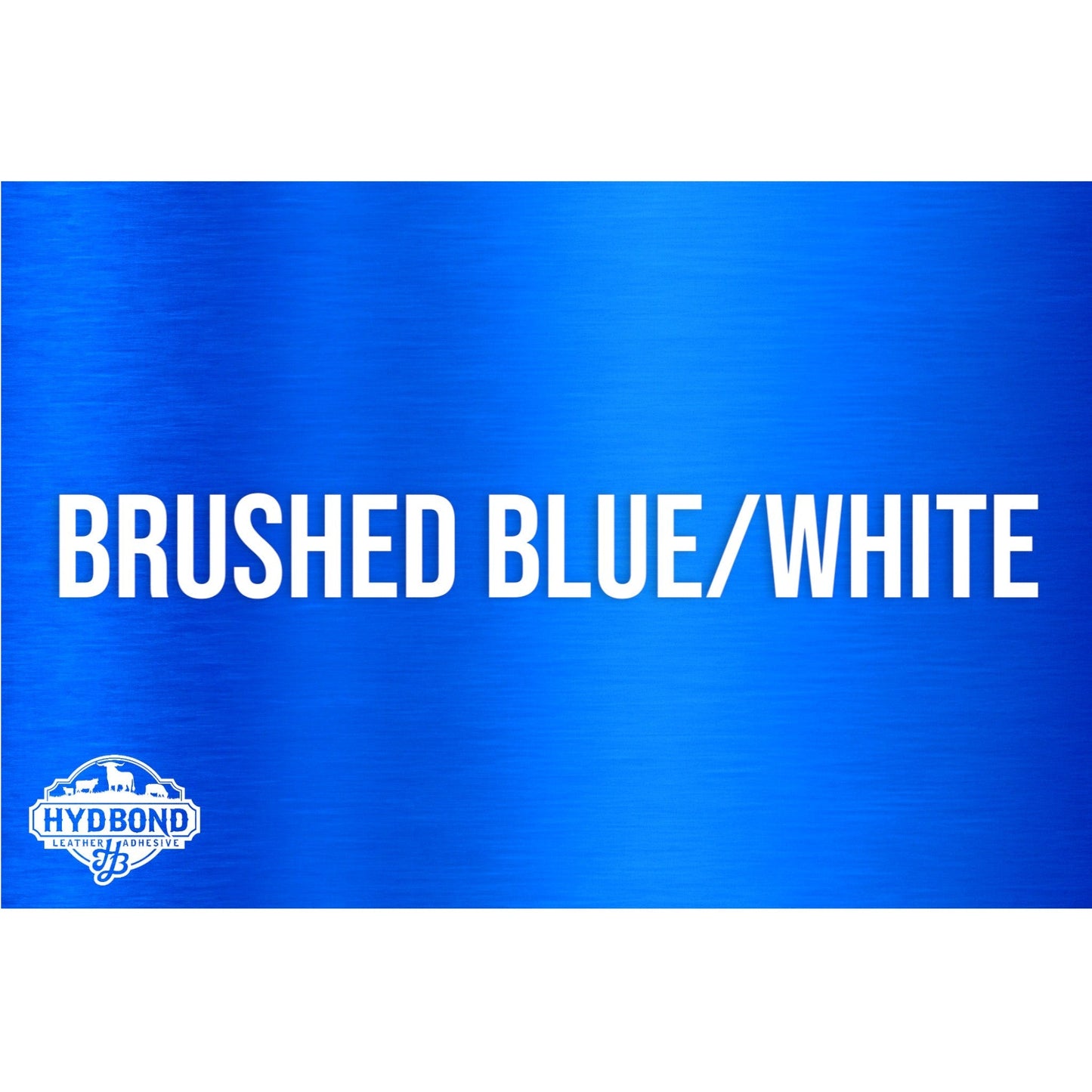 HYDBOND 12"x24"x1/16" BRUSHED BLUE / WHITE ACRYLIC PANEL