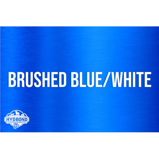 HYDBOND 12"x24"x1/16" BRUSHED BLUE/WHITE ACRYLIC VELCRO® BACKED PANEL