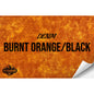 BURNT ORANGE DENIM/BLACK WITH ADHESIVE HYDBOND LEATHERETTE SHEET (12"x24") ULTRAHYD®