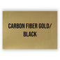 ULTRAHYD™ CARBON FIBER GOLD/BLACK HYDBOND LEATHERETTE SHEET (12"x24")