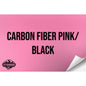 CARBON FIBER PINK/BLACK WITH ADHESIVE HYDBOND LEATHERETTE SHEET (12"x24") ULTRAHYD®