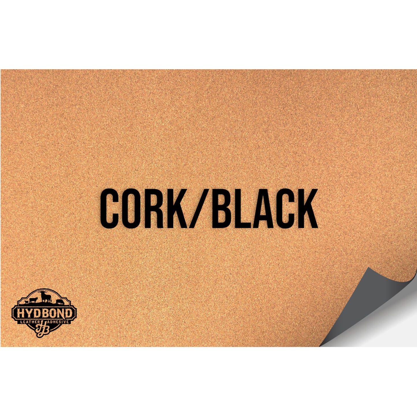 NO ADHESIVE CORK LEATHERETTE SHEET (12"x24") STANDARD