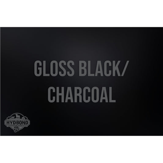 GLOSS BLACK/GRAY ACRYLIC MAGNETIC BACKED PANEL