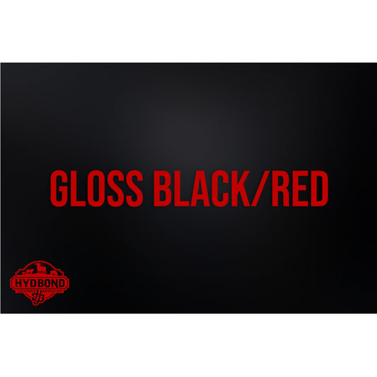 Hydbond Gloss Black/Red Acrylic Panel