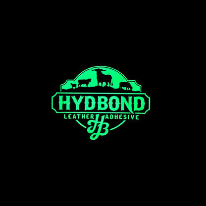 GLOW IN THE DARK/BLACK WITH PRESS & STICK ADHESIVE HYDBOND LEATHERETTE SHEET (12"x24") ULTRAHYD®