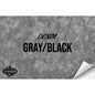 GRAY DENIM/BLACK WITH ADHESIVE HYDBOND LEATHERETTE SHEET (12"x24") ULTRAHYD®