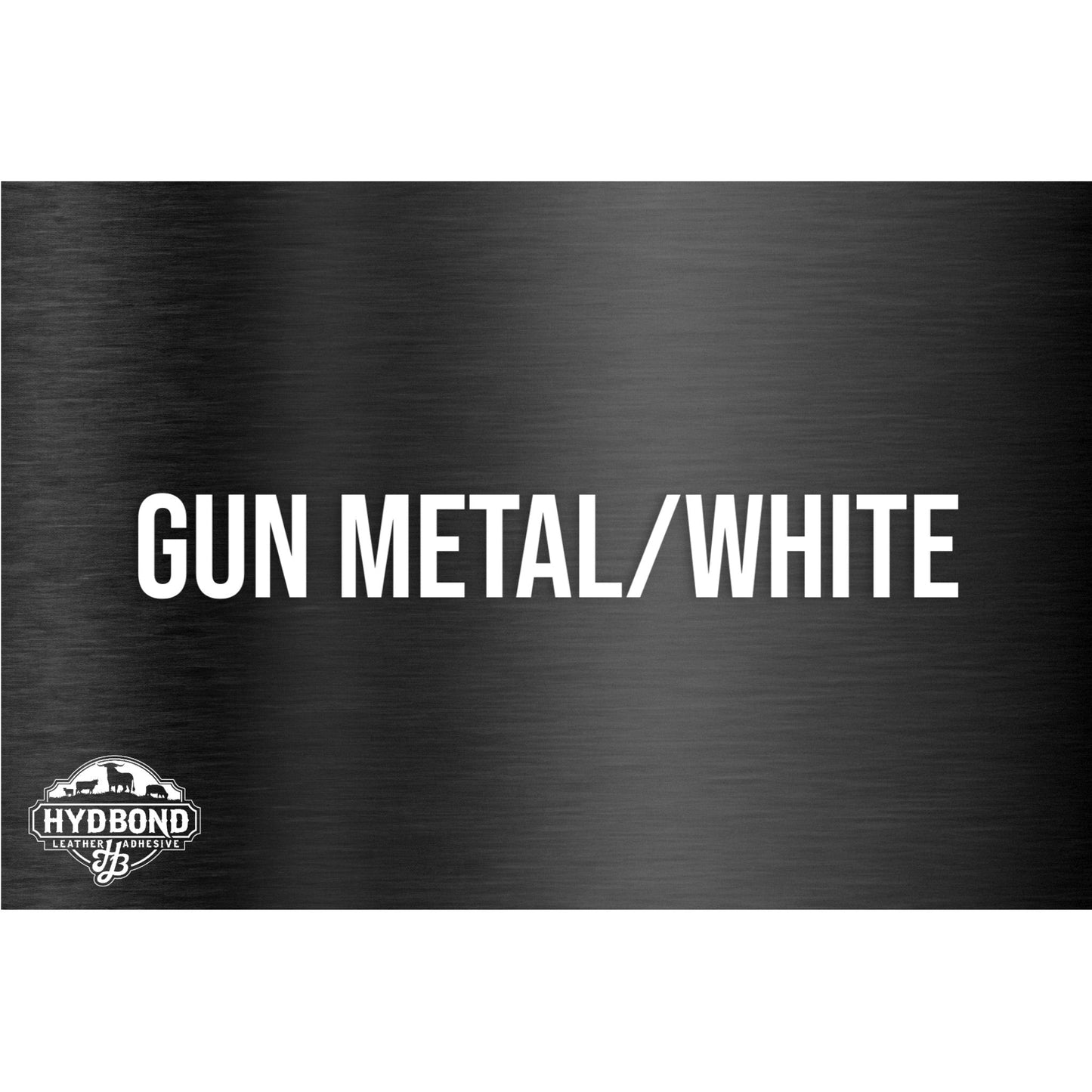 HYDBOND 12"x24"x1/16" BRUSHED GUN METAL ACRYLIC VELCRO® BACKED PANEL