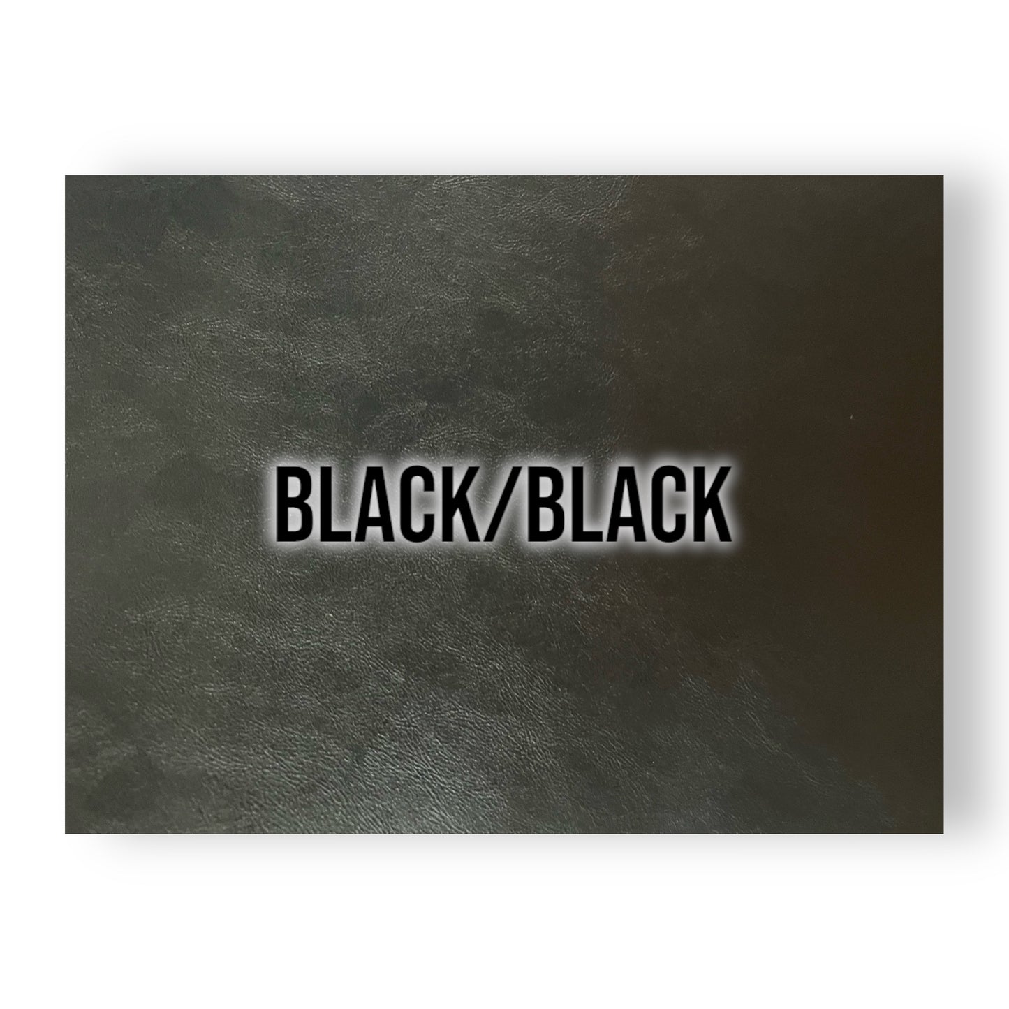 BLACK/BLACK HYDBOND LEATHERETTE SHEET (12"x24")