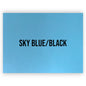 SKY BLUE/BLACK HYDBOND LEATHERETTE SHEET (12"x24")