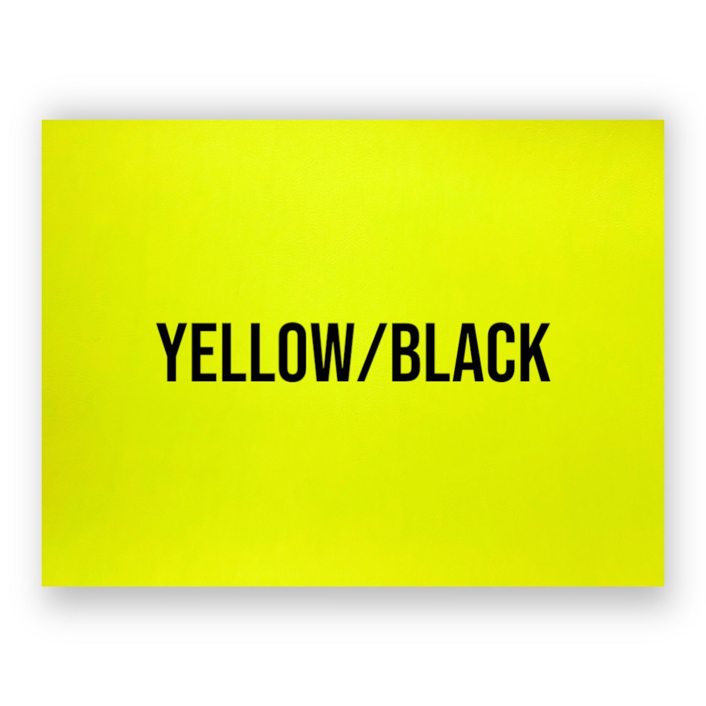 YELLOW/BLACK HYDBOND LEATHERETTE SHEET (12"x24")