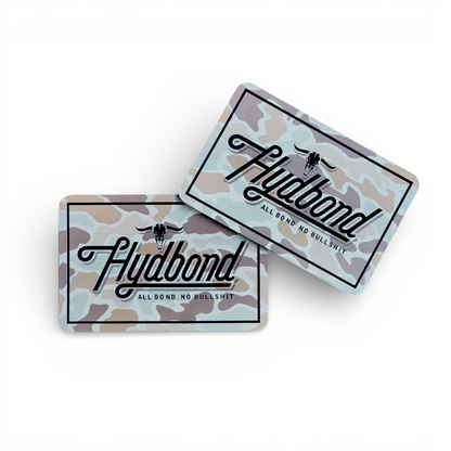 RIFTLINE CAMO/BLACK WITH ADHESIVE HYDBOND LEATHERETTE SHEET (12"x24") ULTRAHYD®