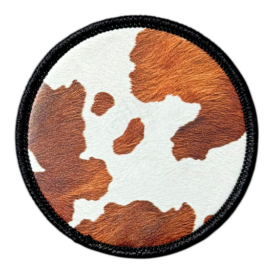 MERROW PATCH BLANKS-COWHIDE/BLACK CAMO WITH ADHESIVE