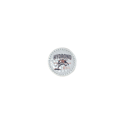 GLOSSY GOLF/BLACK HYDBOND LEATHERETTE MAGNETIC BALL MARKER
