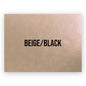 BEIGE/BLACK HYDBOND LEATHERETTE SHEET (12"x24")