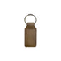 2" Rectangle Barrel Brown/Black Keychain