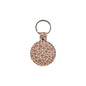 2" Round Cheetah/Black Keychain