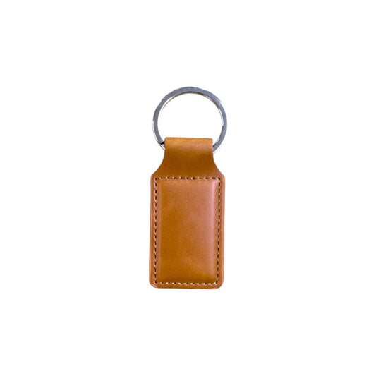 2" Rectangle Toffee Keychain