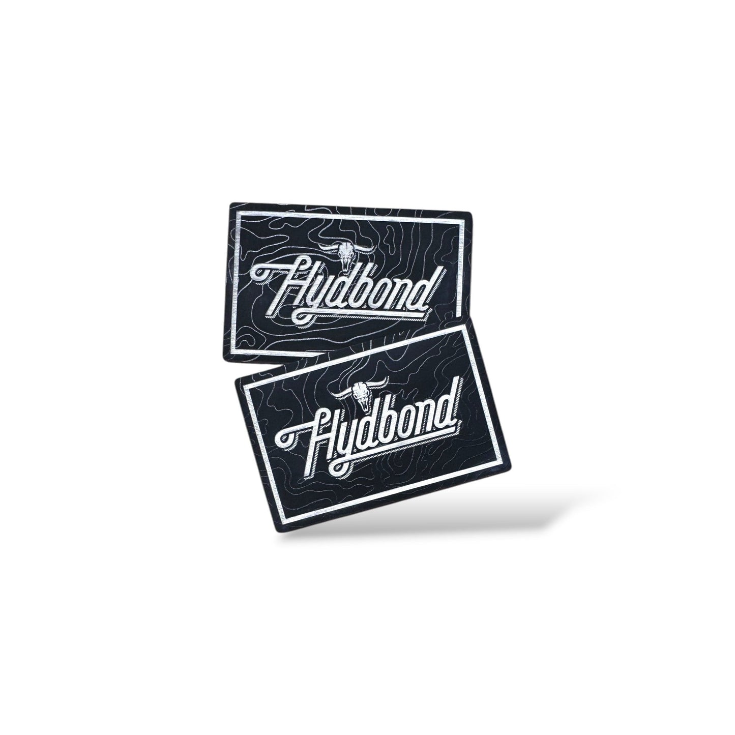 STEALTH TOPO BLACK/WHITE WITH PRESS & STICK ADHESIVE HYDBOND LEATHERETTE SHEET (12"x24") COLORFAUX UV™ ULTRAHYD™