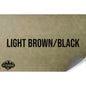 NO ADHESIVE LIGHT BROWN/BLACK LEATHERETTE SHEET (12"x24") ULTRAHYD®