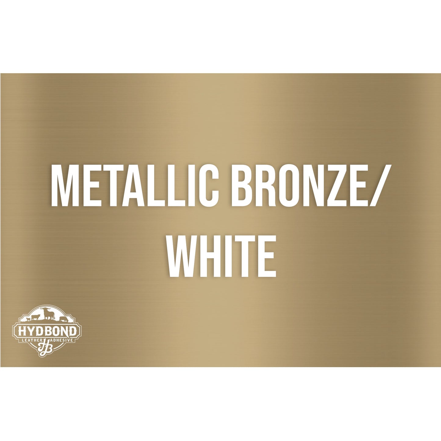 HYDBOND 12"x24"x1/16" METALLIC BRONZE / WHITE DUAL-TEC ACRYLIC PANEL