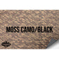 NO ADHESIVE MOSS CAMO/BLACK LEATHERETTE SHEET (12"x24")