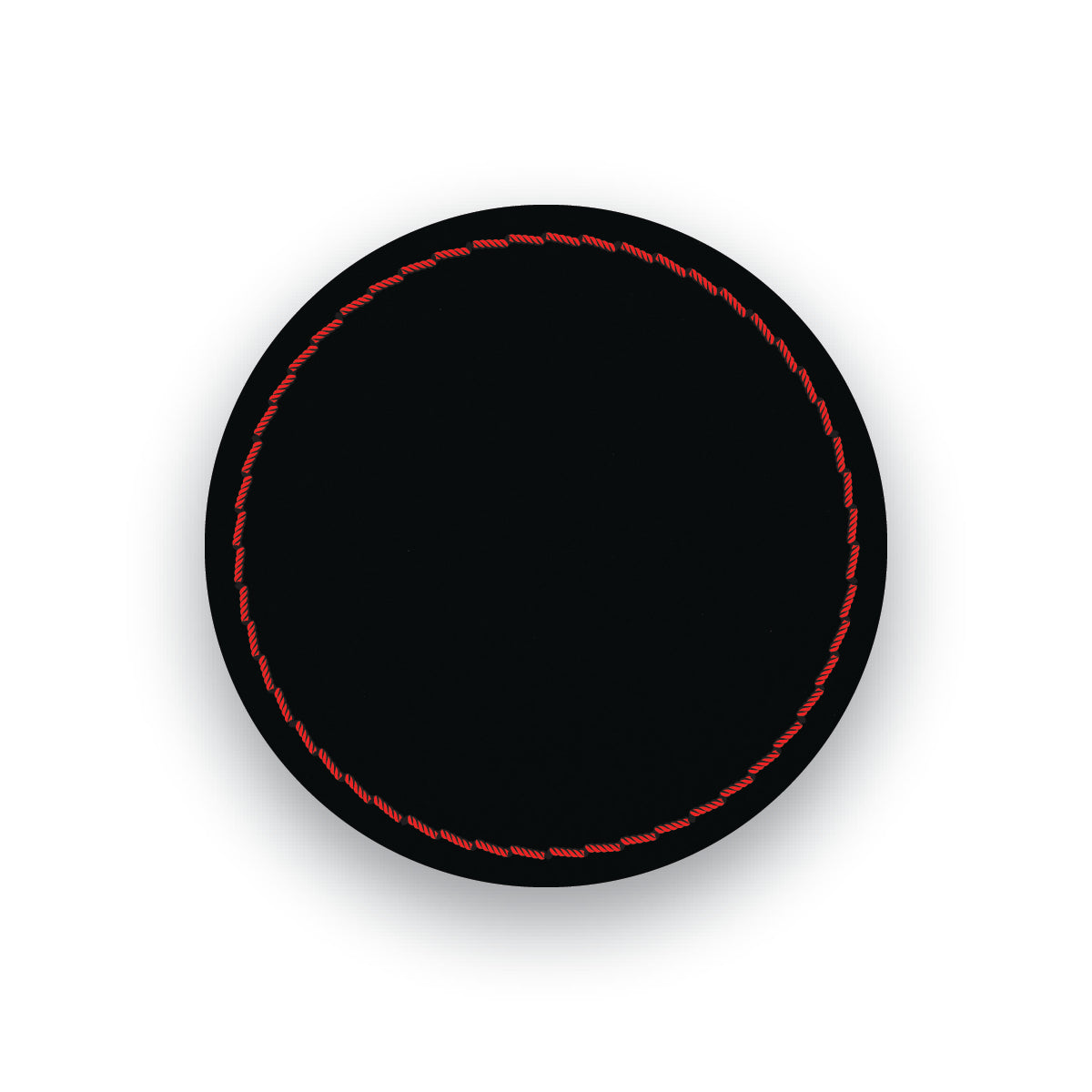 MATTE BLACK/RED-HYDBOND UVSTAK™ BLANK PATCHES WITH ADHESIVE