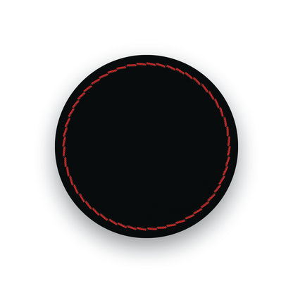 MATTE BLACK/RED-HYDBOND UVSTAK™ BLANK PATCHES WITH ADHESIVE
