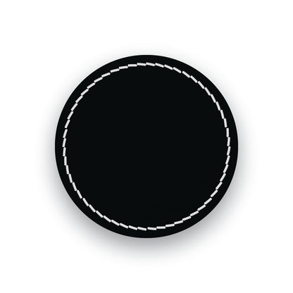MATTE BLACK/WHITE-HYDBOND UVSTAK™ BLANK PATCHES WITH ADHESIVE