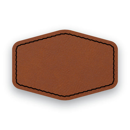 RAWHIDE/BLACK-HYDBOND UVSTAK™ BLANK PATCHES WITH ADHESIVE