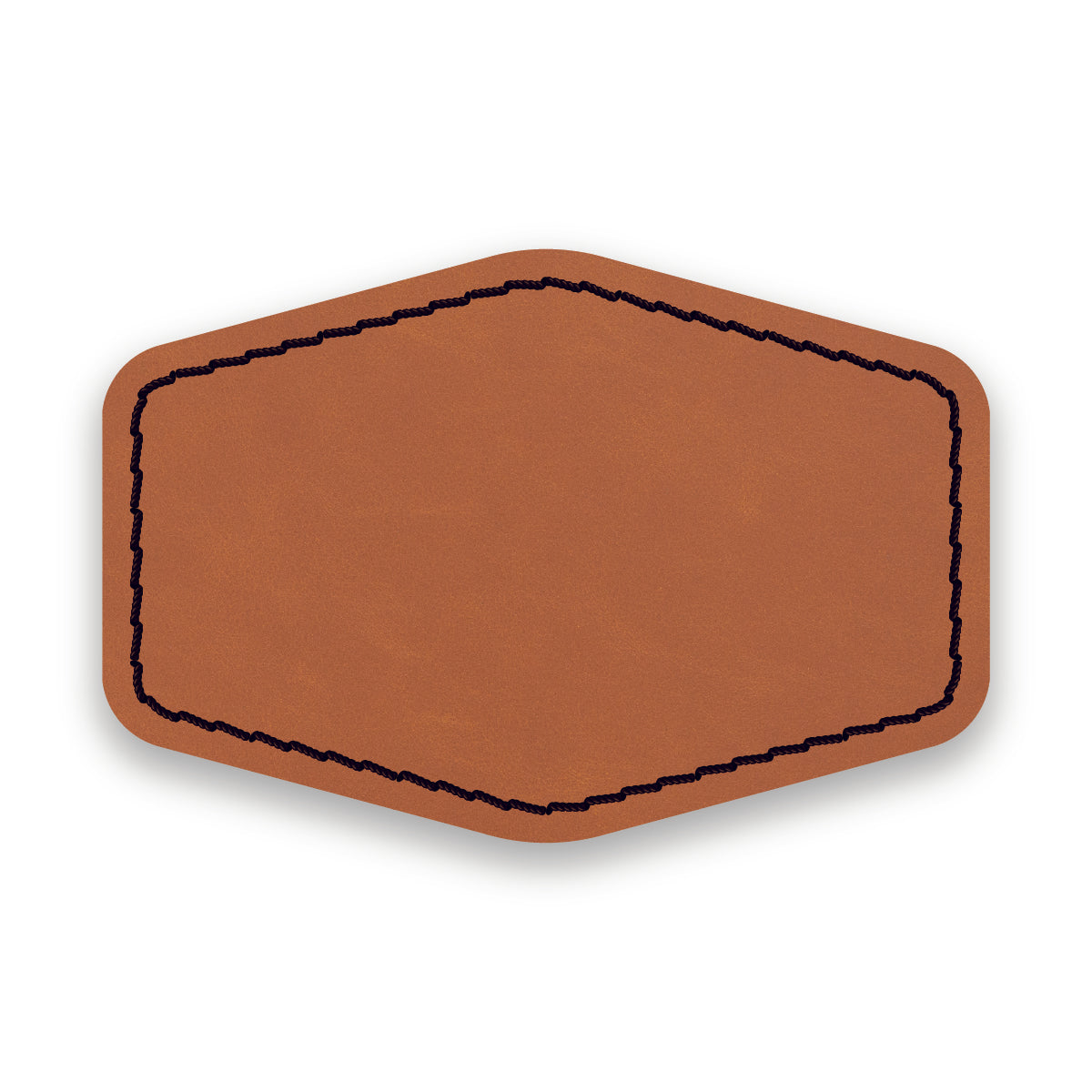 SADDLEHYD RAWHIDE/BLACK-HYDBOND UVSTAK™ BLANK PATCHES WITH ADHESIVE
