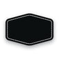 MATTE BLACK/WHITE-HYDBOND UVSTAK™ BLANK PATCHES WITH ADHESIVE