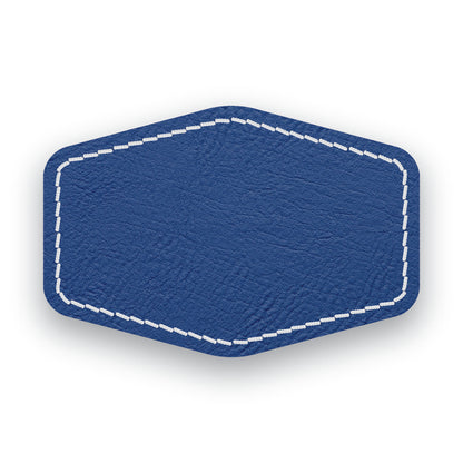 NAVY/WHITE-HYDBOND UVSTAK™ BLANK PATCHES WITH ADHESIVE