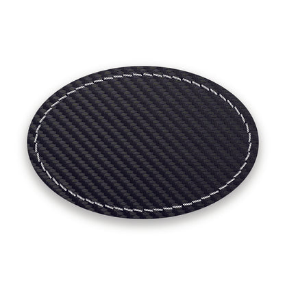 CARBON FIBER BLACK/WHITE-HYDBOND UVSTAK™ BLANK PATCHES WITH ADHESIVE