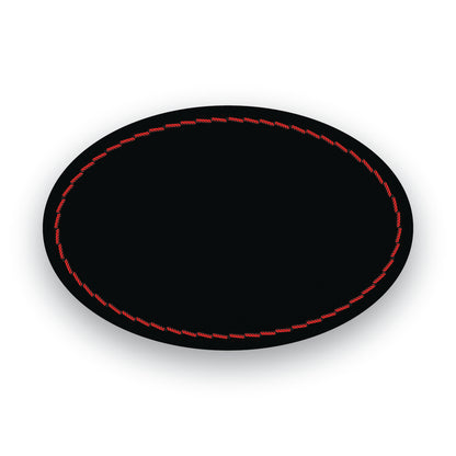 MATTE BLACK/RED-HYDBOND UVSTAK™ BLANK PATCHES WITH ADHESIVE