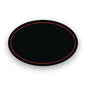 MATTE BLACK/RED-HYDBOND UVSTAK™ BLANK PATCHES WITH ADHESIVE