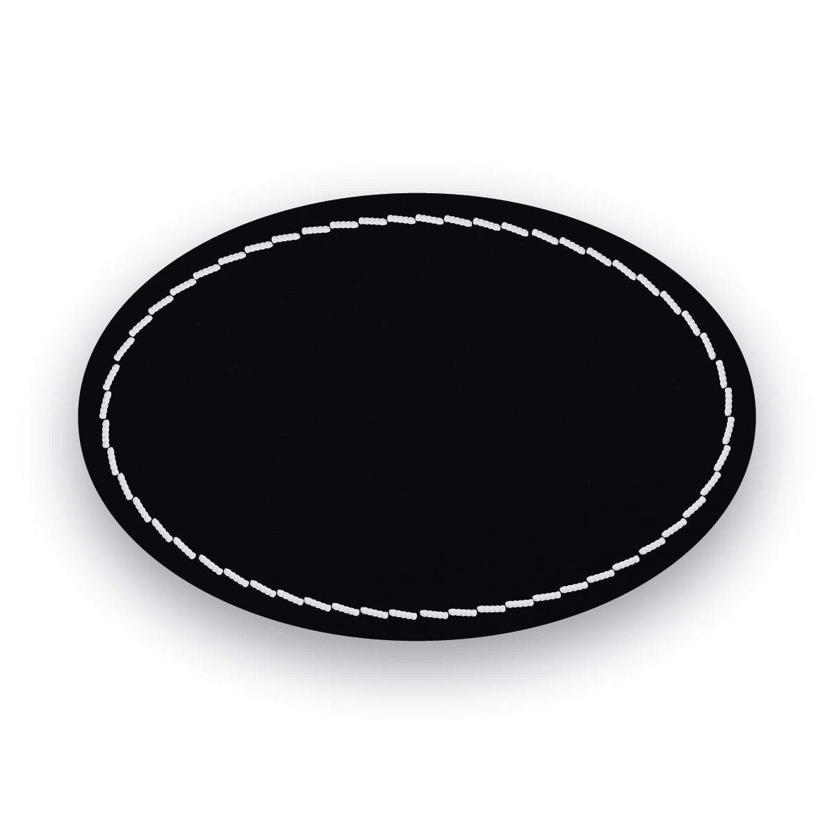 MATTE BLACK/WHITE-HYDBOND UVSTAK™ BLANK PATCHES WITH ADHESIVE