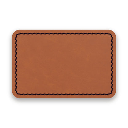 SADDLEHYD RAWHIDE/BLACK-HYDBOND UVSTAK™ BLANK PATCHES WITH ADHESIVE